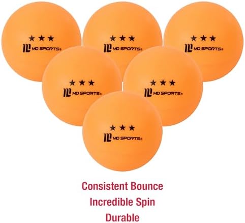 MD Sports Foldable Table Tennis Table for Family Game Rooms with Nets Included | MD Sports Multiple Styles Table Tennis