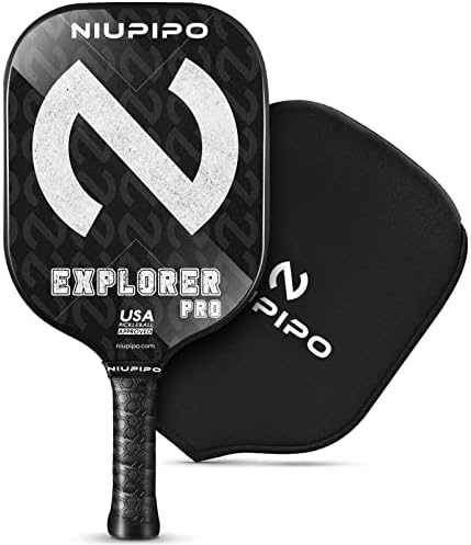 USAPA Approved Graphite Carbon Fiber Pickleball Paddles Set of 4 for Men Women, Polypropylene Honeycomb Core, Cushion |7