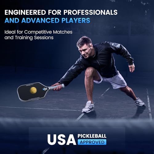 USAPA Approved Carbon Fiber Pickleball Paddles for Aggressive Players USAPA Approved Carbon Fiber Pickleball Paddles wit