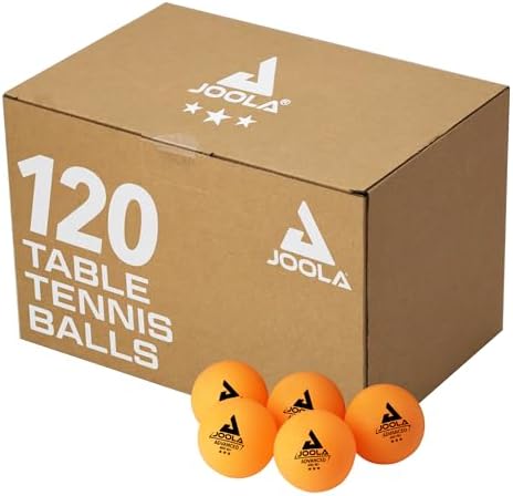 JOOLA Training 3 Star Table Tennis Balls - Regulation 40+mm - For Competition and Recreational Play - Fun as a Cat Toy