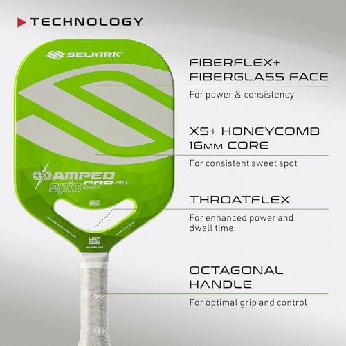 Selkirk Sport Amped Pickleball Paddles | Assembled in The USA | Unrivaled Precision & Control Selkirk Sport Amped Pro