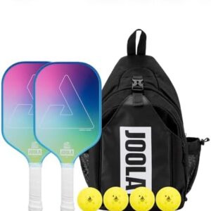 JOOLA Perseus Aurora Pickleball Paddles Set of 2 - Lightweight, Beginner Friendly, USAP Approved