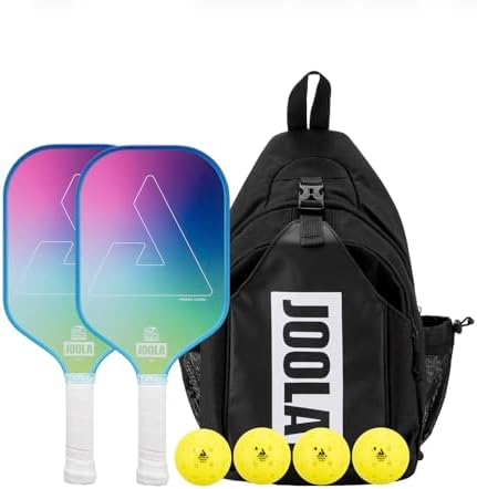 JOOLA Perseus Aurora Pickleball Paddles Set of 2 - Lightweight, Beginner Friendly, USAP Approved