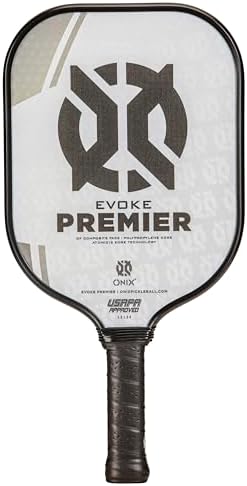 Onix Evoke Premier Professional Tournament Pickleball Paddle Composite Face Impact Paddle Shape for Elite Players in Tou