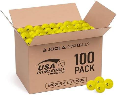 JOOLA Primo Pickleball Balls - Official Size and USAPA Approved for Tournament Players - Indoor and Outdoor - 40 Hole De