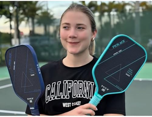 Pickleball Paddles Set of 2, Professional Carbon Fiber, Superior Control and Strong Power, USAPA Approved Pickleball Pad