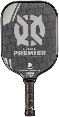 Onix Evoke Premier Professional Tournament Pickleball Paddle Composite Face Impact Paddle Shape for Elite Players in Tou