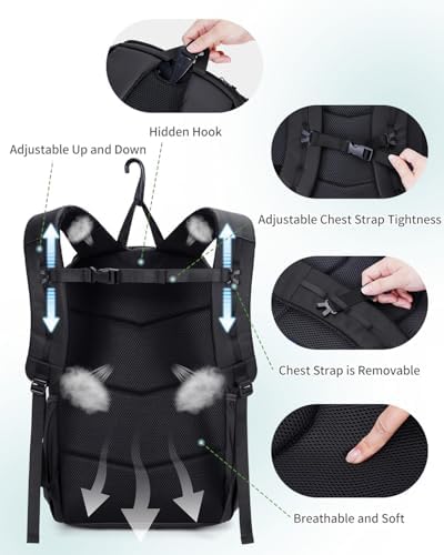 Pickleball Bag Sports Pickleball Backpack with Shoe Compartment Large Men Women Patent Pending