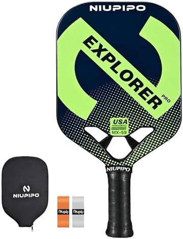 USAPA Approved Graphite Carbon Fiber Pickleball Paddles Set of 4 for Men Women, Polypropylene Honeycomb Core, Cushion |7