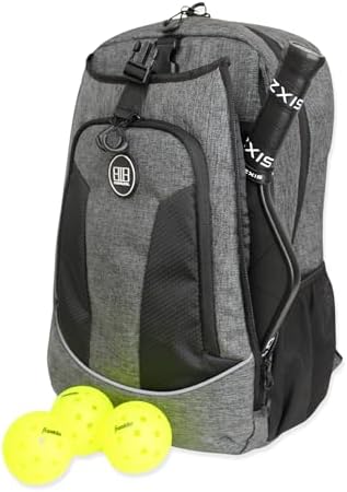 Pickleball Backpack Men Women Flight Level Fits 4 Paddles Shoe Compartment Fence Hook Storage Pockets Water Bottles Pick