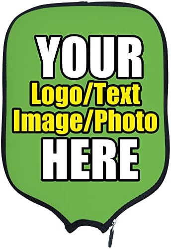 Custom Pickleballs Paddles Cover Protector, Fits Most Paddles Rackets, 8.5x11.5 inches Personalized Pickleballs Padd