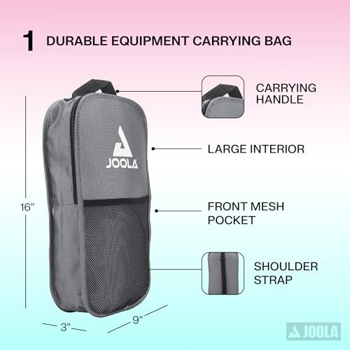 JOOLA Pickleball Paddles Set of 2 - Lightweight, Durable, Beginner-Friendly - Set Includes Balls & Bag - USAP Approved