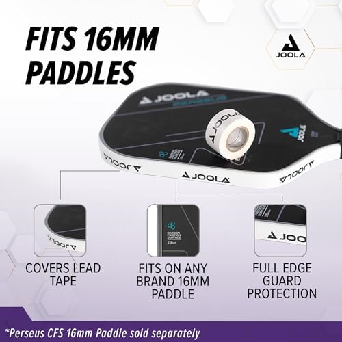 JOOLA Pickleball Paddle Edge Tape | Protects Edge Guard, Fits Any Brand & Size, 5 Meter Roll | Perfect for Enthusiasts &