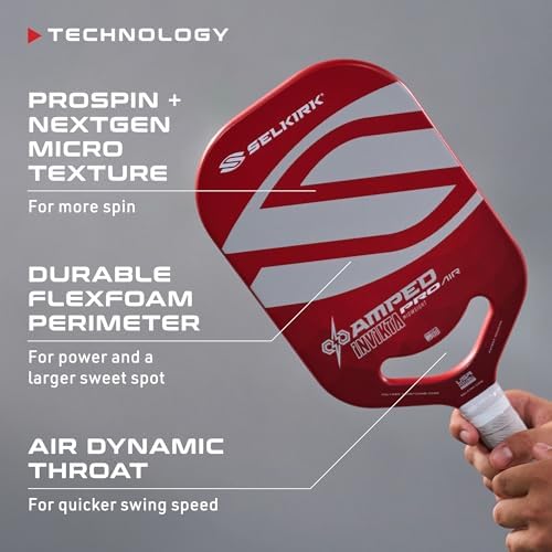 Selkirk Sport Amped Pickleball Paddles | Assembled in The USA | Unrivaled Precision & Control Selkirk Sport Amped Pro