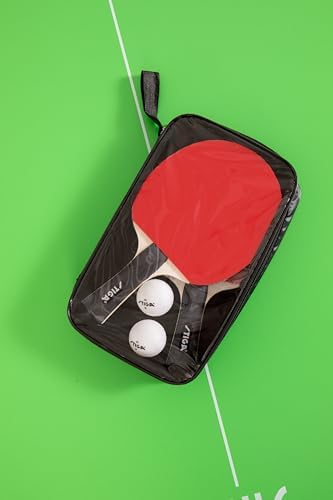 Stiga Space Saver Compact Ping Pong Table Separate Table Halves Regulation Height No Assembly Required