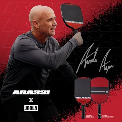 JOOLA Agassi GRAF Champion Pickleball Paddle - Increased Spin & Control - UPA-A Certified - USAP Approved