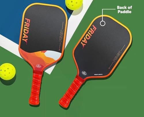 Friday Fever Paddle, Raw Carbon Fiber, Gen 3 Construction Friday Fever Paddle, USAP PBCoR .43 Certified, Dual-Edge Foa