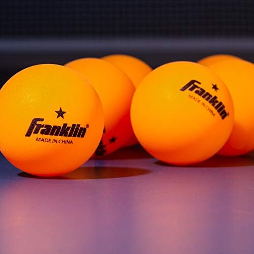 Franklin Sports Ping Pong Balls Official Size Weight White 40mm Table Tennis Durable High Performance 12 Count Pack of 1