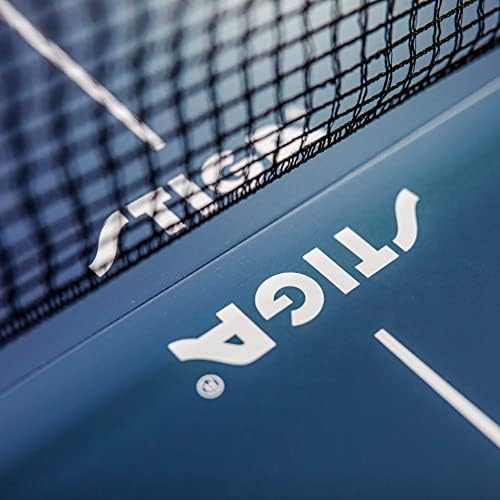 Stiga Space Saver Compact Ping Pong Table Separate Table Halves Regulation Height No Assembly Required