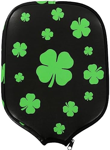 Pickleball Paddle Cover 11.8" L x 9" W American Flag Eagle PatternPU Leather Perfect for Pickleball Players Protection_f