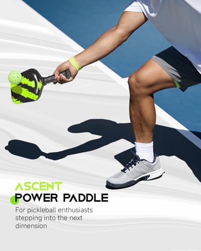 Warping Point Ascent Carbon Fiber Pickleball Paddles for Swing Speed and Maneuverability Players | Warping Point Ascent