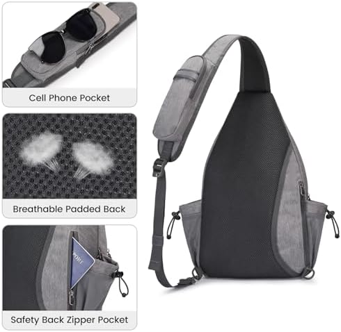 Pickleball Bag Crossbody Sling Bag Gifts for Men Women OEKO-TEX STANDARD 100 Pickleball Backpack