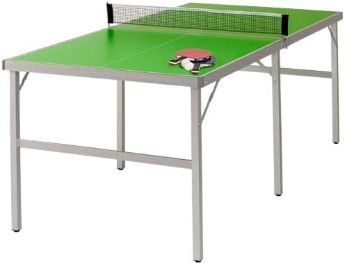 Stiga Space Saver Compact Ping Pong Table Separate Table Halves Regulation Height No Assembly Required