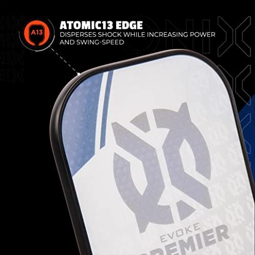Onix Evoke Premier Professional Tournament Pickleball Paddle Composite Face Impact Paddle Shape for Elite Players in Tou