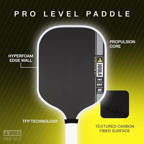 JOOLA Pro IV Pickleball Paddles – Tech Flex Power & Propulsion Core – For Advanced Players – Control and Power on the Co