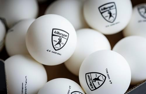 Killerspin 4-Star Ping Pong Balls for Tournament Play | ITTF Quality 40mm Competition Ping Pong Balls | Championship Qu