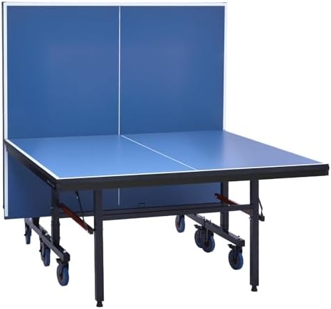 VEVOR Professional Table Tennis Table for Indoor Use, Portable and Foldable with Quick Clamp Net and Lockable Wheels VEV
