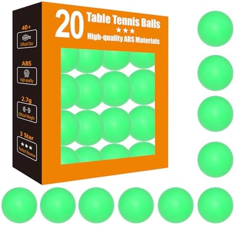 3 Star High Performance ABS Table Tennis Balls - Training, Game