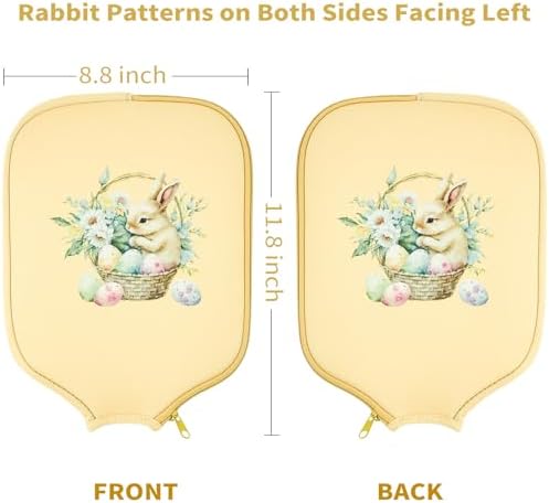 Pickleball Paddle Cover - USAPA Standard & Elongated Fit, Perfect for Travel & Storage, Durable & Water Resistant, fits