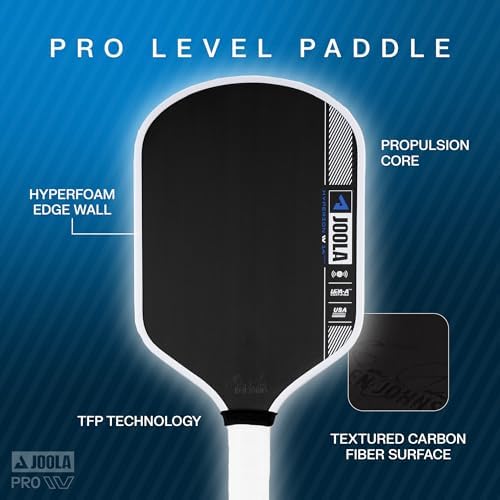 JOOLA Pro IV Pickleball Paddles – Tech Flex Power & Propulsion Core – For Advanced Players – Control and Power on the Co