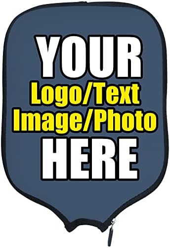 Custom Pickleballs Paddles Cover Protector, Fits Most Paddles Rackets, 8.5x11.5 inches Personalized Pickleballs Padd