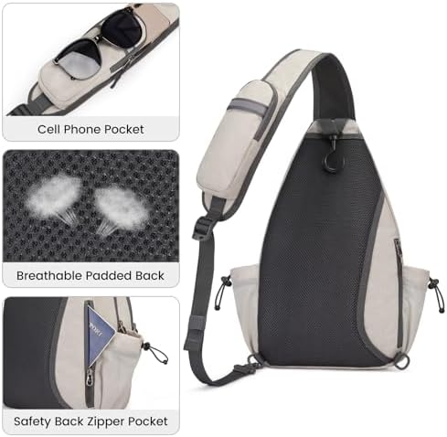 Pickleball Bag Crossbody Sling Bag Gifts for Men Women OEKO-TEX STANDARD 100 Pickleball Backpack