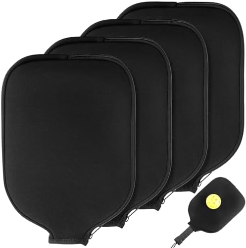 Pickleball Dink Ball Racket Neoprene Cover - Durable Protective Accessory | Universal Paddle Cover for Pickleball Dink