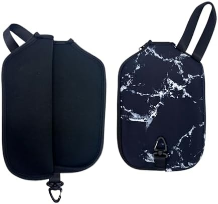 Pickleball Paddle Cover With Hook and Handle, Neoprene Material, Protection and Portability, Players, Travel, Durable an