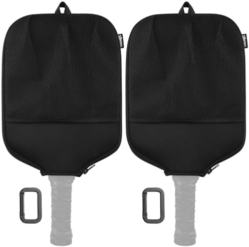 Cosmos Pickleball Paddle Cover Bag Fence Hook Pickleball Equipment Storage Carrying Cosmos 2 Pcs Pickleball Paddle Case