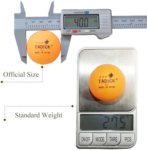 Table Tennis Balls 100 Count 40mm 3-Star Nice Storage Box Indoor Outdoor