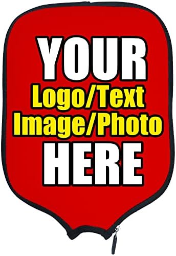 Custom Pickleballs Paddles Cover Protector, Fits Most Paddles Rackets, 8.5x11.5 inches Personalized Pickleballs Padd