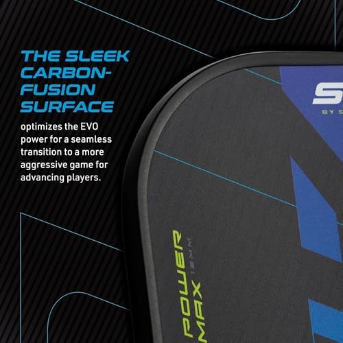 Selkirk Sport SLK Evo Next Gen Pickleball Paddle - G8 Power Carbon Fiber, SpinFlex+ Surface, Evo Power and Control | Se