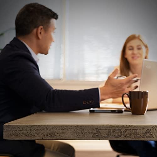 JOOLA Multi Use Outdoor Table Tennis Table - Concrete Wood Look - Indoor Outdoor - Conference Table Dining Table Include