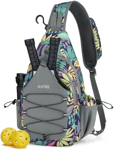 Pickleball Bag Crossbody Sling Bag Gifts for Men Women OEKO-TEX STANDARD 100 Pickleball Backpack