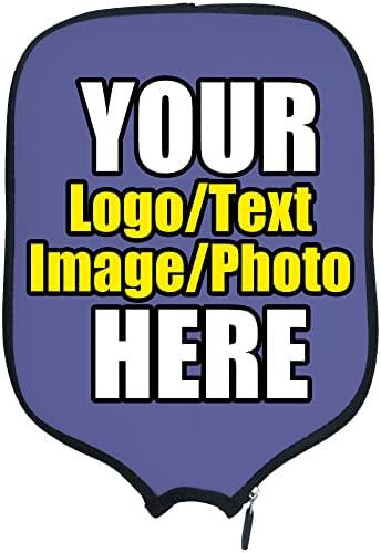 Custom Pickleballs Paddles Cover Protector, Fits Most Paddles Rackets, 8.5x11.5 inches Personalized Pickleballs Padd
