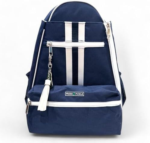 Teddi Large Capacity Pickleball Backpack Grn/Wh for Women - Durable 1000D Nylon, Stylish Paddle Bag Teddi Large Capaci