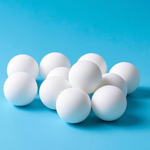 XIPEGPA 80 PCS White Table Tennis Balls Ping Pong Balls for Game Party Sports Activities Fun Games Handicrafts Pet Toy (
