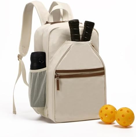 DYSHAYEN Pickleball Backpack for Women, Pickle Ball Paddle Bag Fits 2 Paddles, Perfect Hydration Backpack for Women Pick