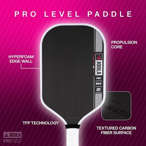JOOLA Pro IV Pickleball Paddles – Tech Flex Power & Propulsion Core – For Advanced Players – Control and Power on the Co