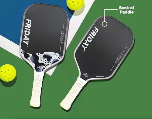 Friday Fever Paddle, Raw Carbon Fiber, Gen 3 Construction Friday Fever Paddle, USAP PBCoR .43 Certified, Dual-Edge Foa